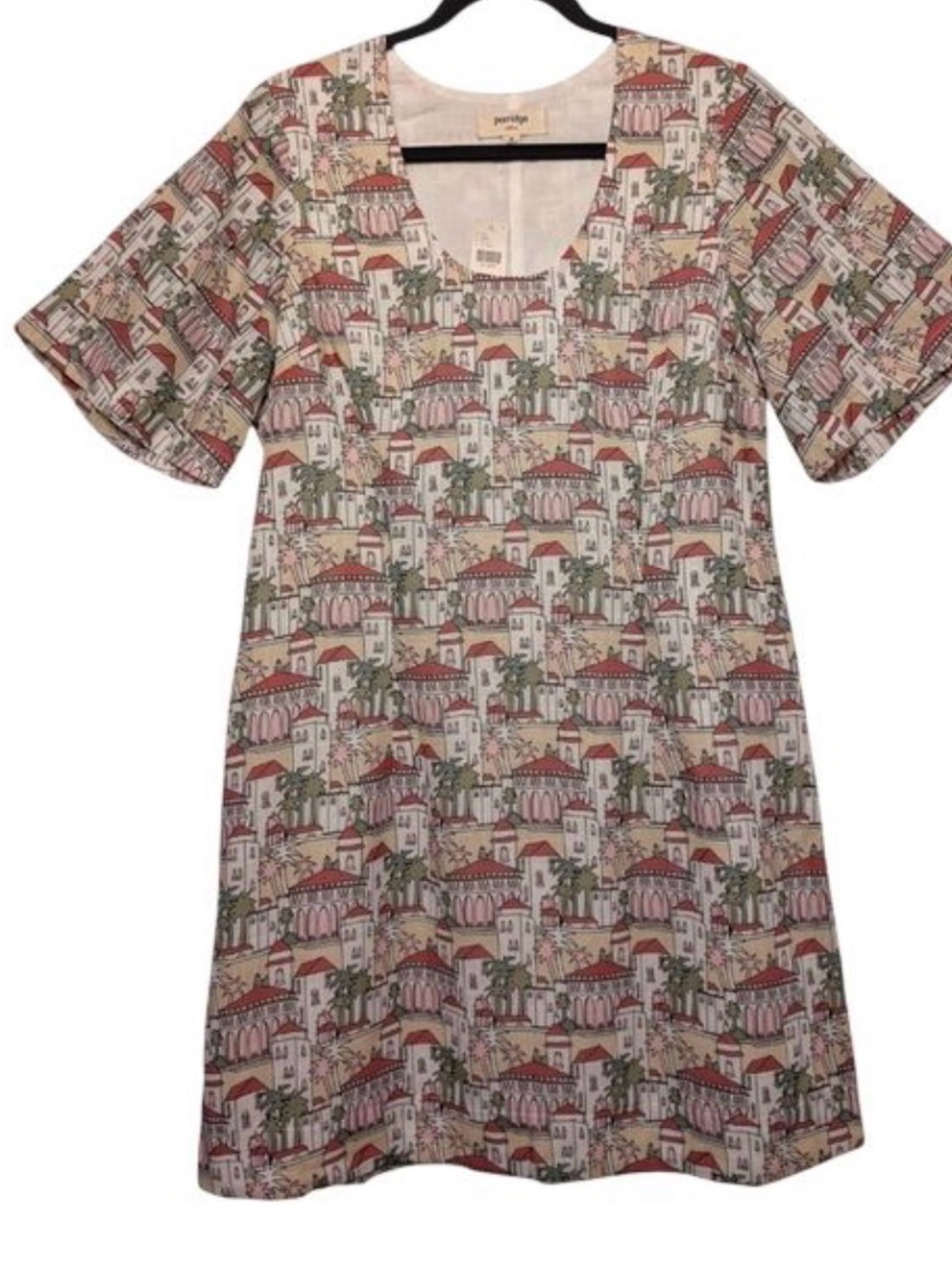 Paradise Printed Mini Dress in Multi-Color